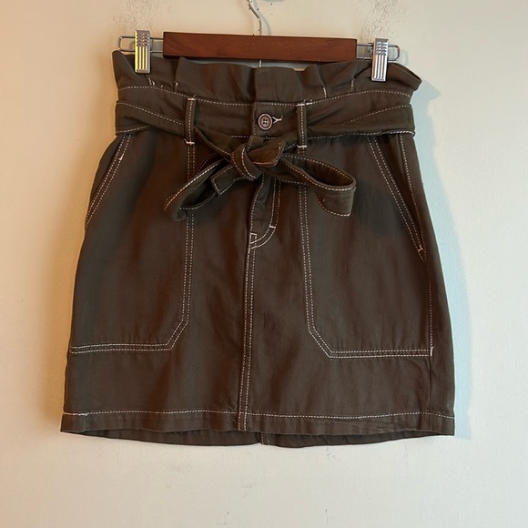 Free People Paper Bag Tie Waist Skirt - Picture 8 of 8